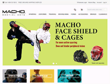 Tablet Screenshot of macho.com